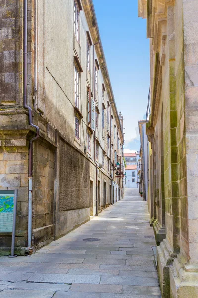 Smalle Straat Santiago Compostela — Stockfoto