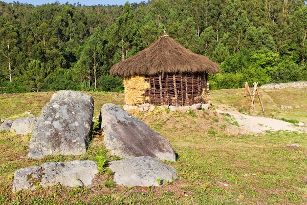 Umbau der keltischen Hütte — Stockfoto