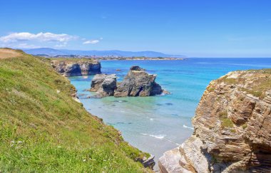 Ribadeo katedraller Beach