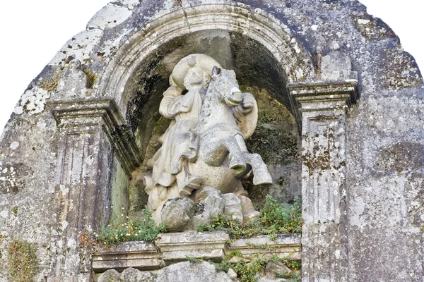 Jezdecká socha apoštola Santiaga — Stock fotografie
