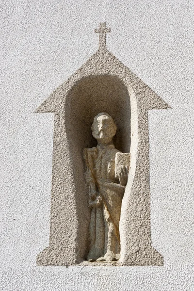 Святой Мауро на стене дома — стоковое фото