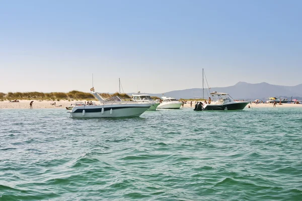 Barcos na Ilha Areoso — Fotografia de Stock