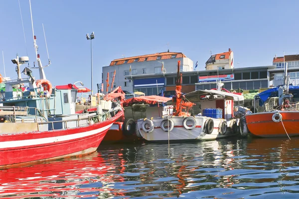 Barcos no porto de Grove — Fotografia de Stock