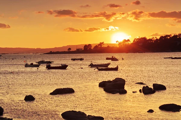 Sunset on Arousa Island — Stock Photo, Image