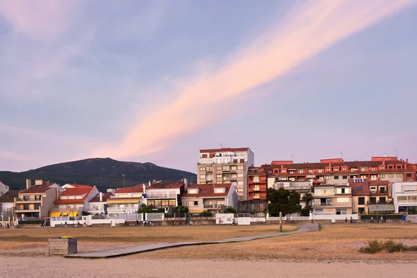 Gebouwen in Compostela beach — Stockfoto