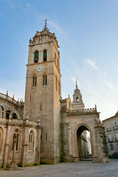 Stara wieża z Lugo w katedrze — Zdjęcie stockowe