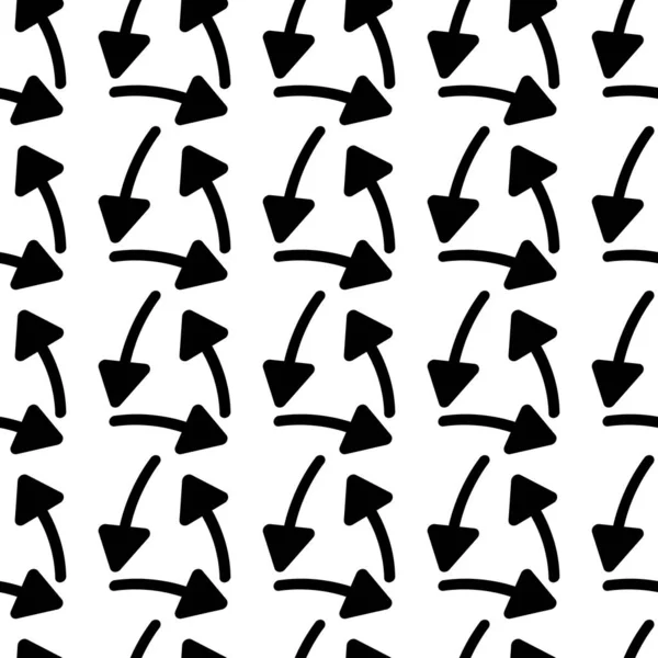 Motif vectoriel sans couture avec flèches dessinées Eps10 Illustrations De Stock Libres De Droits
