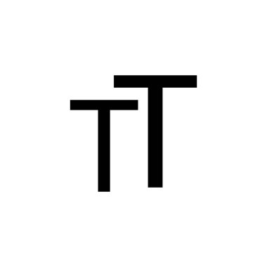 Uygulamalar ve web siteleri için yazı tipi yazı tipi boyut çizgisi vektör simgesini azalt veya azalt