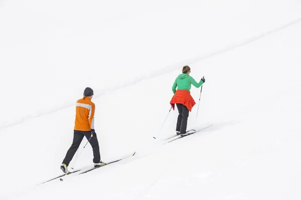 Esquí de fondo langlauf —  Fotos de Stock