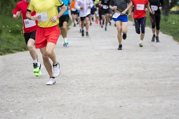 Maratón cross-country running — Foto de Stock