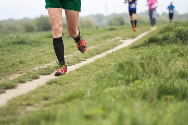 Maratón cross-country running — Foto de Stock