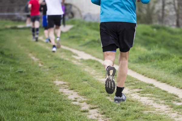 Marathon veldlopen — Stockfoto