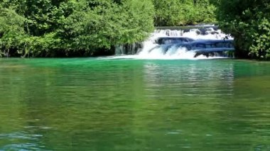 Rastoke şelaleler, Hırvatistan, 4k video