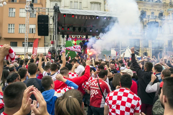 Futbolistas croatas — Foto de Stock