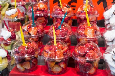 taze çilek kokteyli 