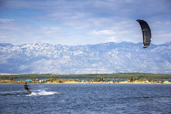 Kitesurfen Extremsport — Stockfoto