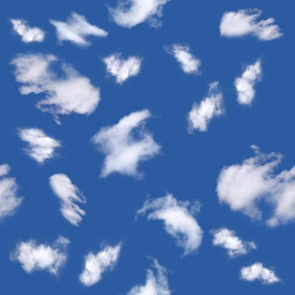 Naadloze wolken in de hemel — Stockfoto
