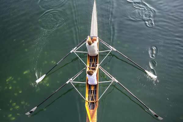 Two boys in a boat