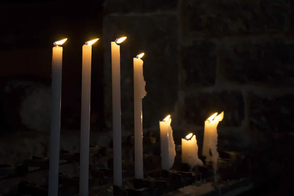 Queima de velas — Fotografia de Stock