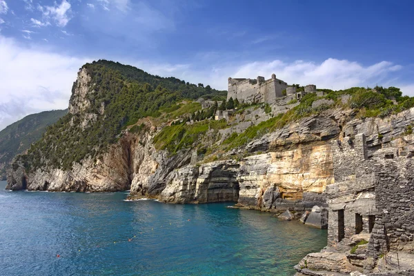 Portovenere La Grotta Di Lord Byron — Stock Photo, Image