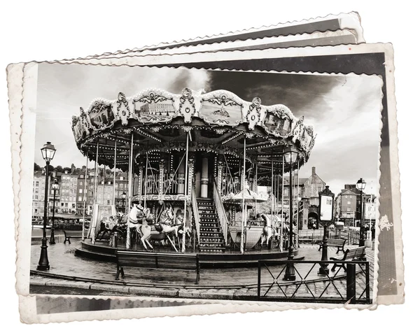 Vintage bilder karusell — Stockfoto