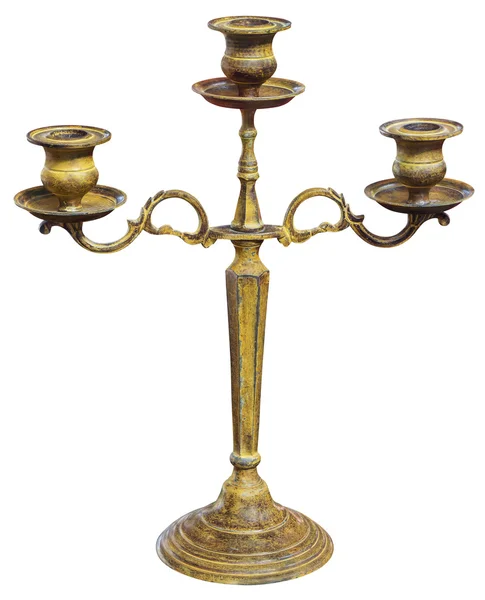 Golden candlestick — Stock Photo, Image