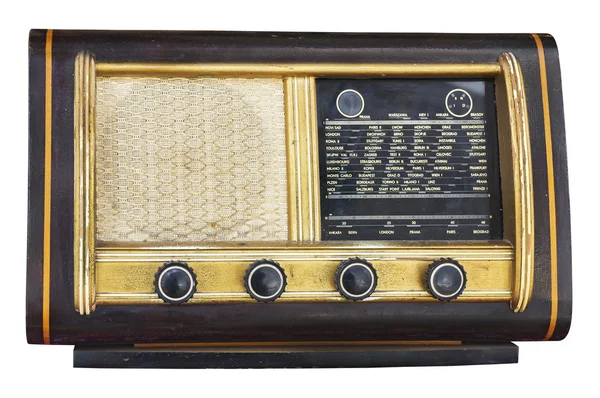 Vintage gammaldags radio — Stockfoto