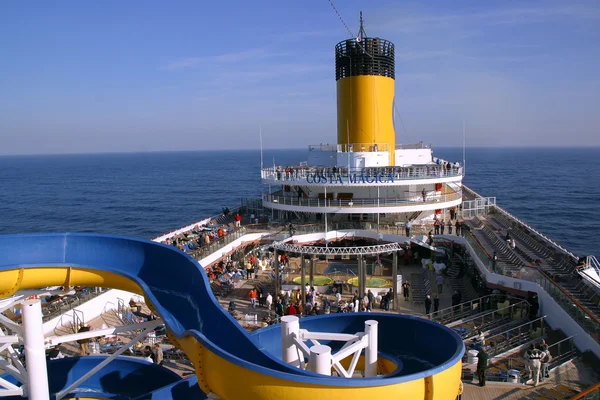 Deck cruise ship Costa Magica — Stock Photo, Image