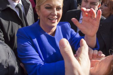 Kolinda Grabar Kitarovic ilk kadın Başkan Hırvatistan