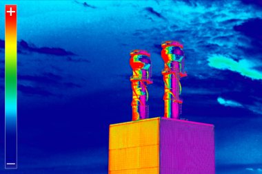 Bitki baca Isıtma Thermovision görüntü