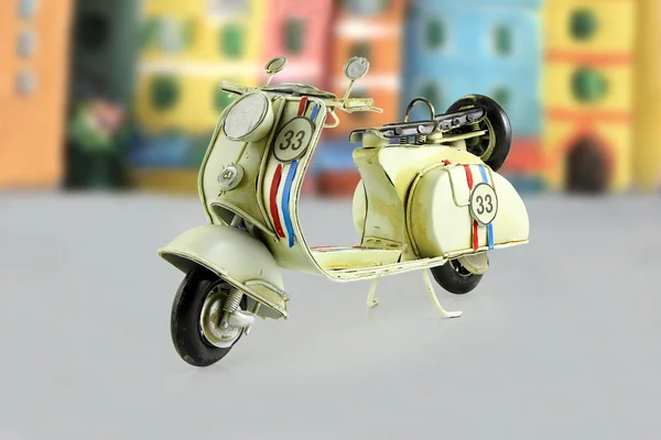 Oldtimer-Spielzeugmotorrad — Stockfoto