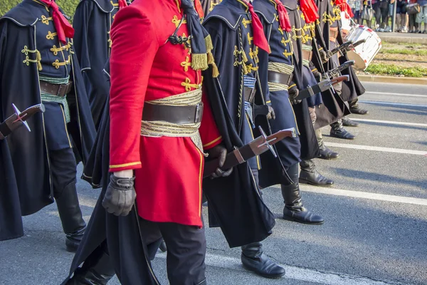 Festive Military parade — Stock Photo, Image