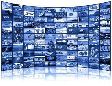 Tv ekran video duvarı