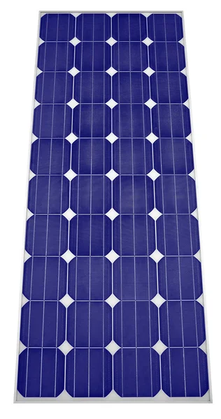 Panel solar azul Imágenes de stock libres de derechos
