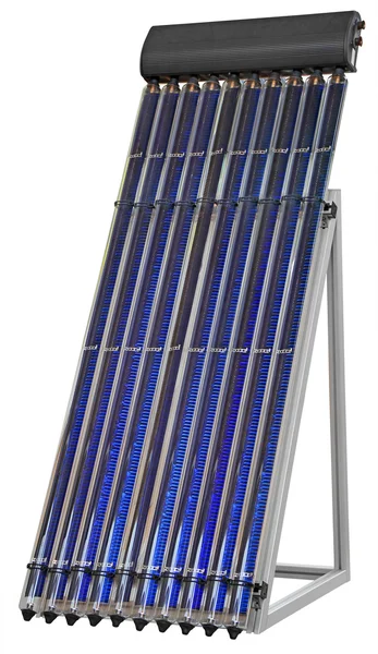 Solar-Vakuumkollektor — Stockfoto