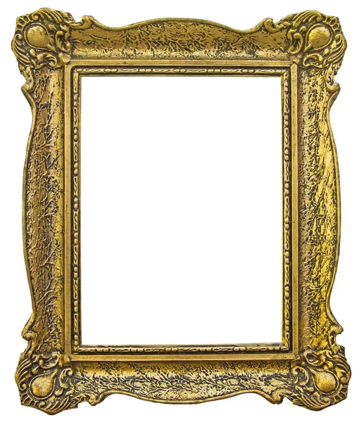 Antiguo marco dorado de madera —  Fotos de Stock