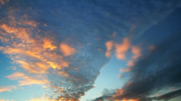 Небо перед заходом сонця Timelapse відео — стокове відео
