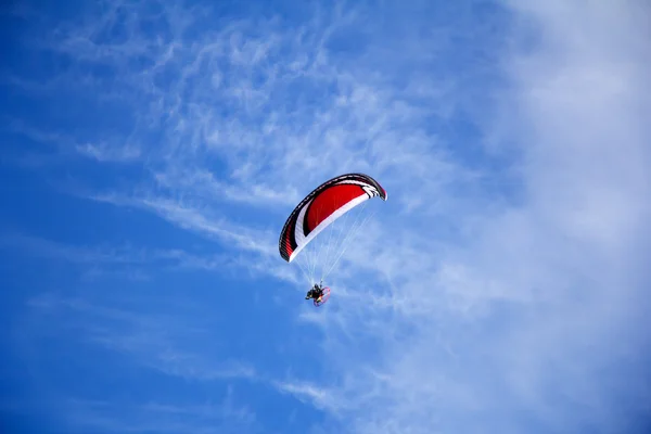 Paraglider with motor — Stock Photo, Image