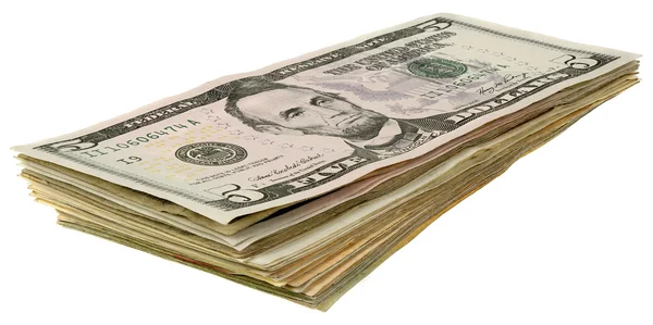 Stack of dollars banknotes_5 — Stock Photo, Image