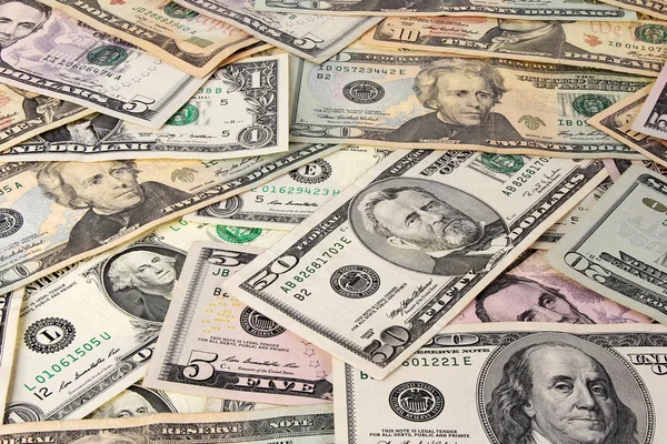Dollars as background — Stock Photo, Image