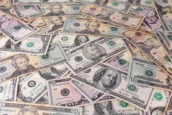 Dollars as background — Stock Photo, Image