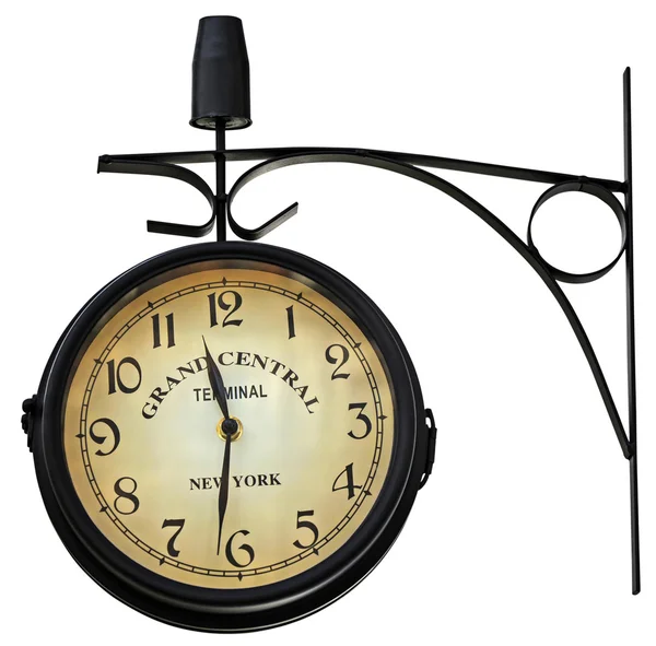 Old retro clock — Stock Photo, Image