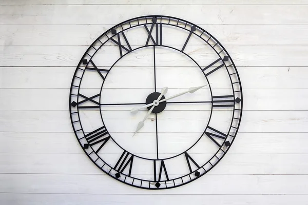 Old roman numeral clock — Stock Photo, Image