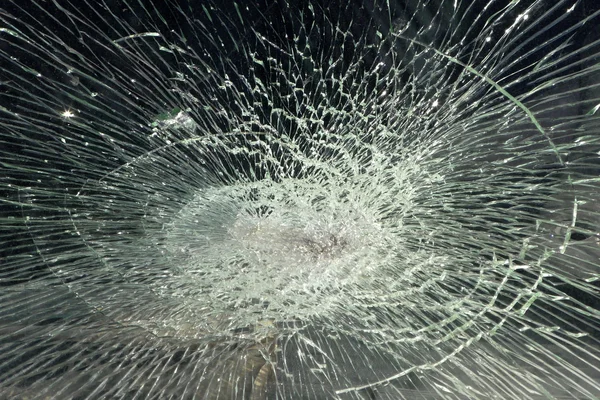 The Broken windshield — Stock Photo, Image