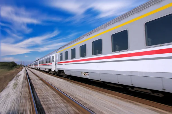 Высокоскоростной поезд — стоковое фото
