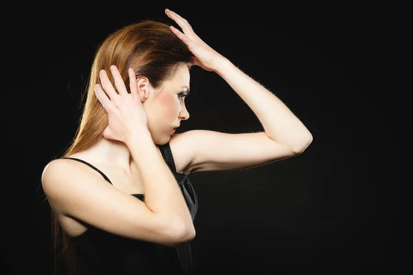 Subculture beauty punk girl portrait — Stock Photo, Image