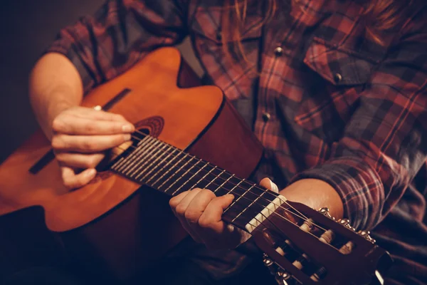 Close-up op muziekinstrument. — Stockfoto