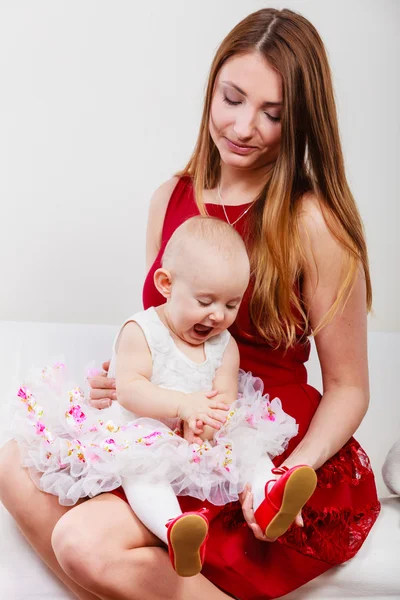 Bellezza madre con bambino — Foto Stock