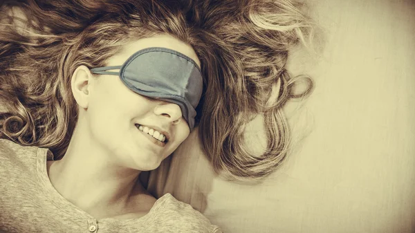 Tired woman sleeping — Stock Photo, Image