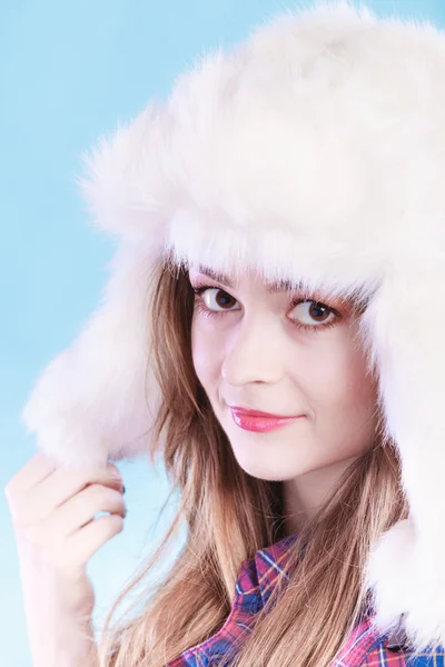 Woman wearing hat — Stock Photo, Image